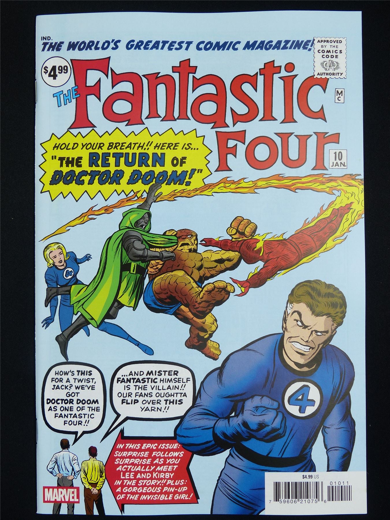 FANTASTIC Four #10 Facsimile Edition - Dec 2025 Marvel Comic #4WT