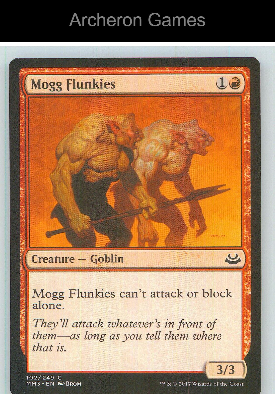 Mogg Flunkies MM3 102 C MTG Card NM/EX+