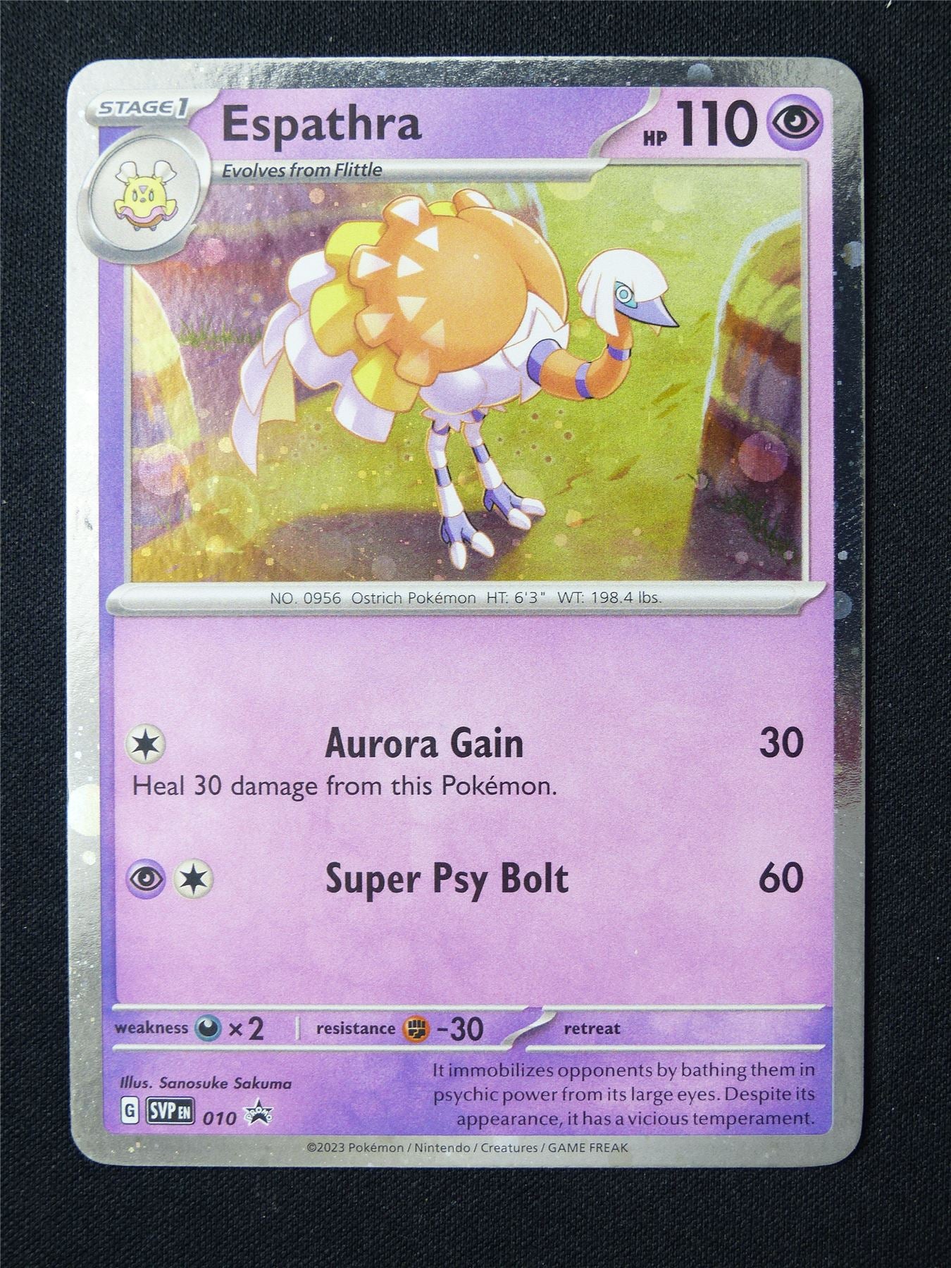 Espathra 010 Promo Holo - Pokemon Card #6P2