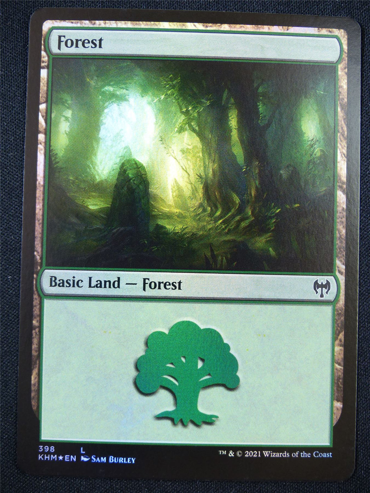 Forest 398 Foil - Mtg Card #21T