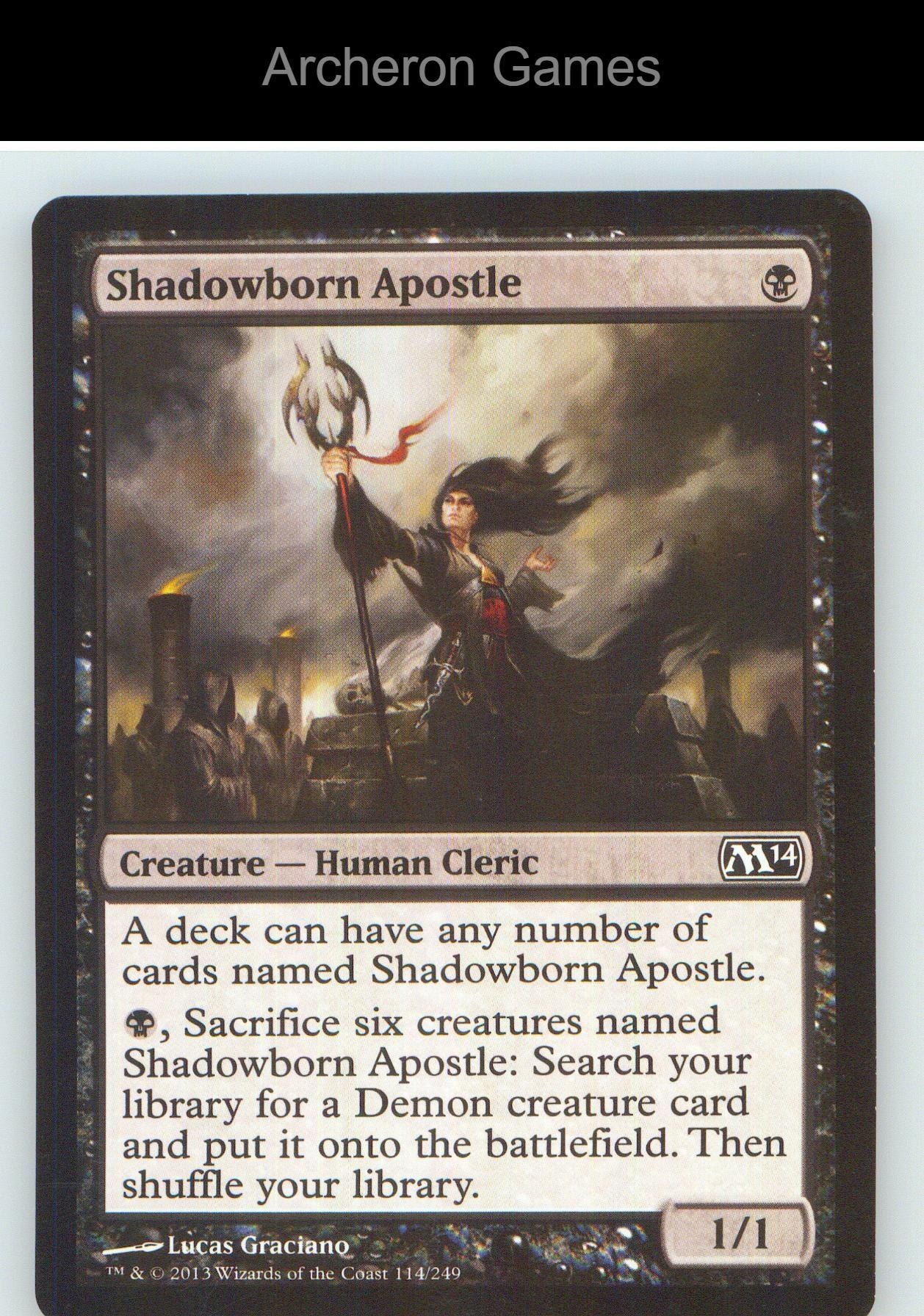 Shadowborn Apostle M14 114 C MTG Card NM/EX+