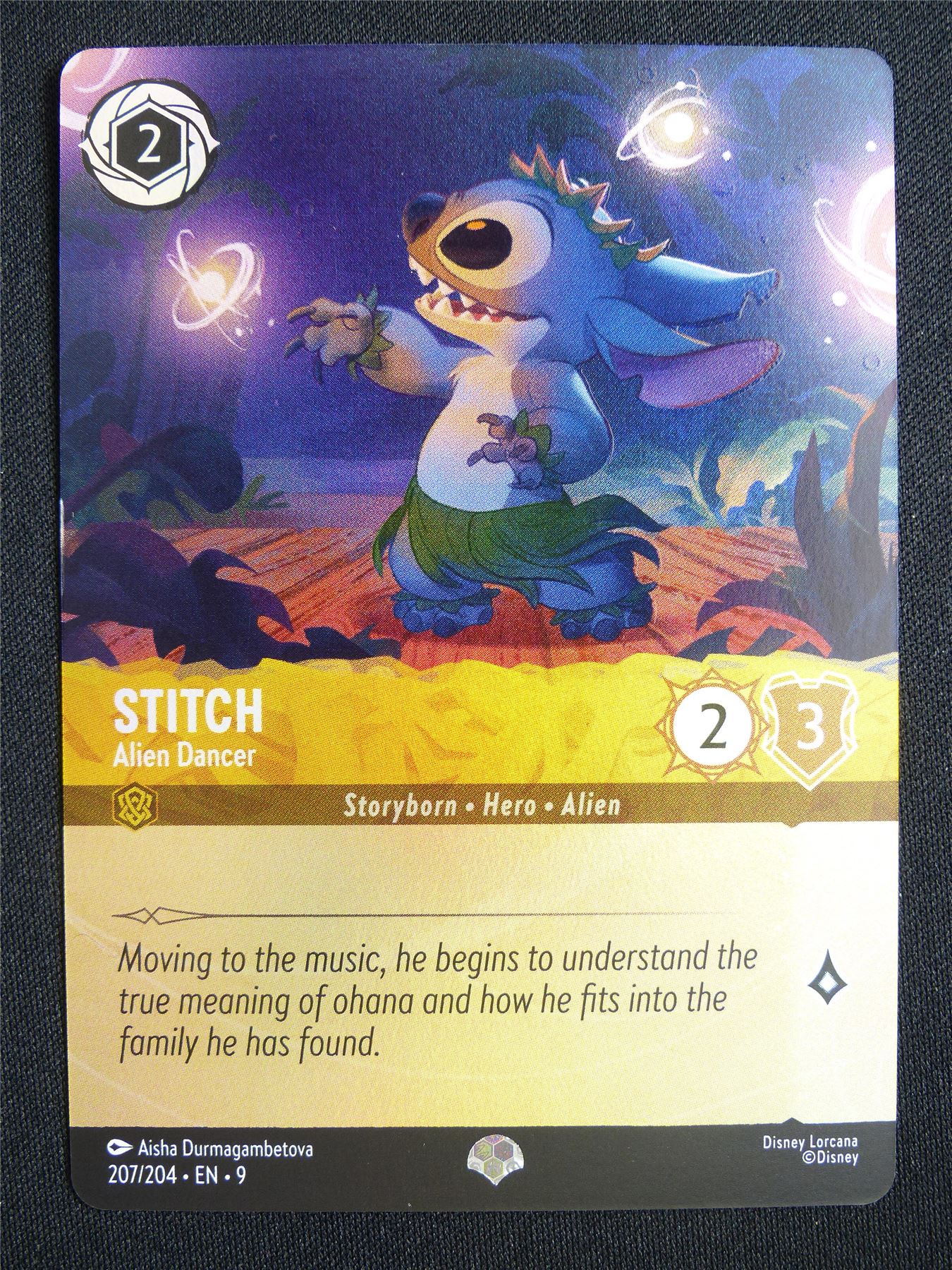Stitch Alien Dancer 207/204 Foil - Lorcana Card #130