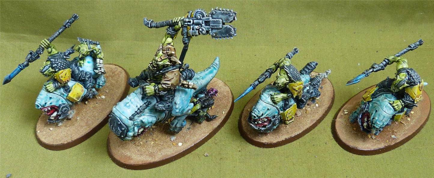 Squighog Boyz painted - Orks - Warhammer 40K #50F
