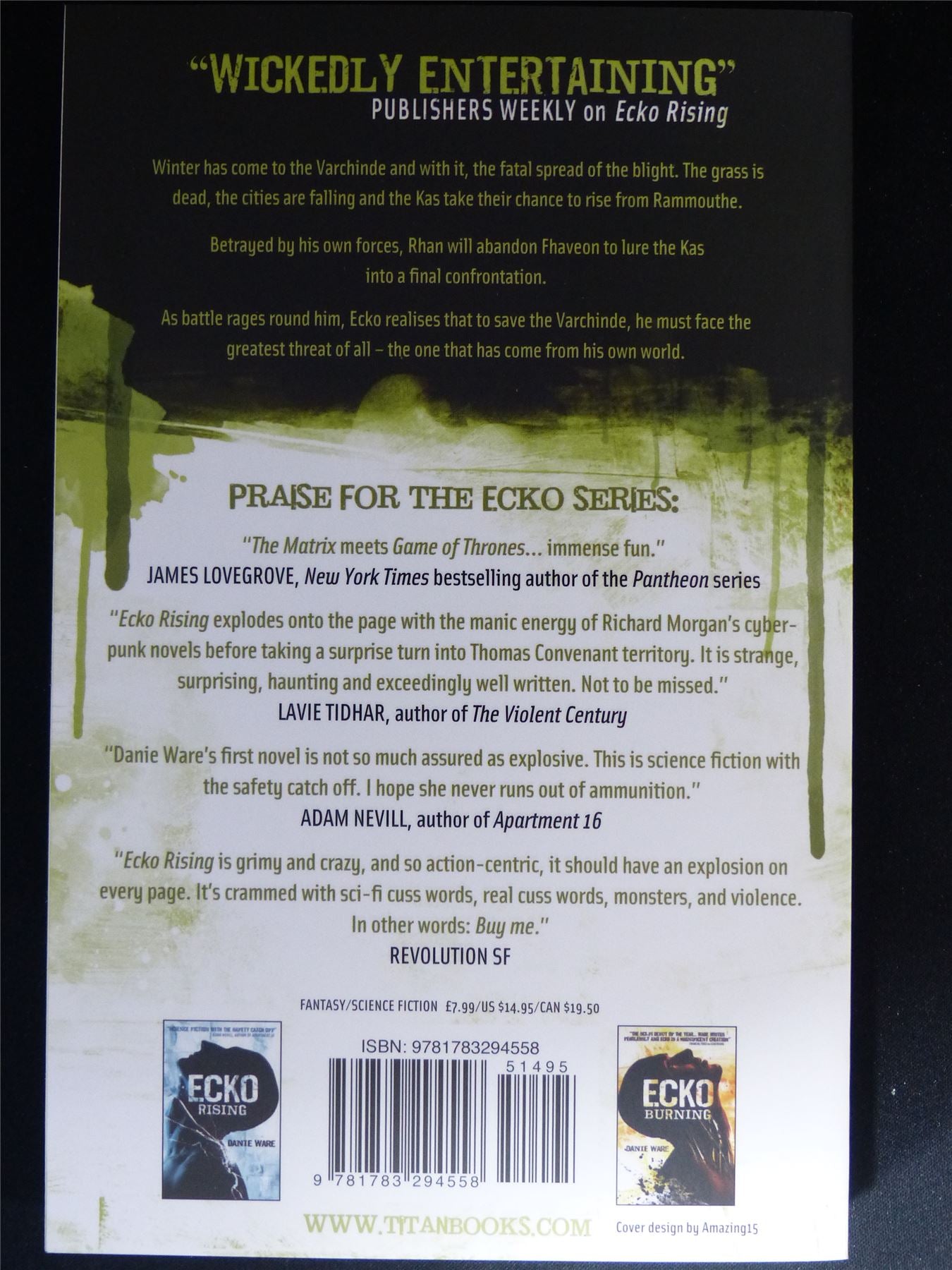 Ecko: Endgame - Titan Novel Book Softback #94