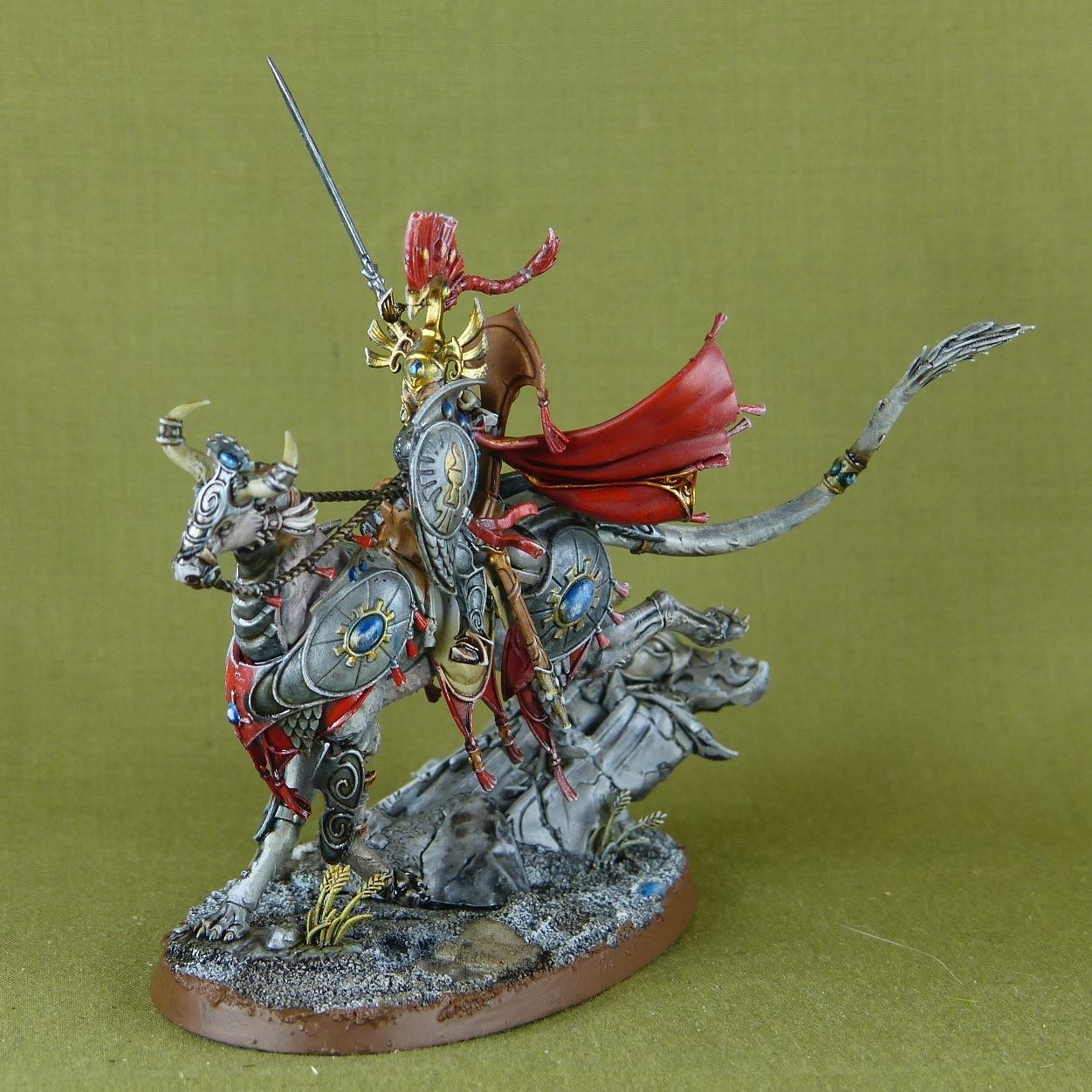 Lyrior Uthralle - Warden of Ymetrica - Lumineth Realm-Lords - Painted - Warhammer AoS #G7