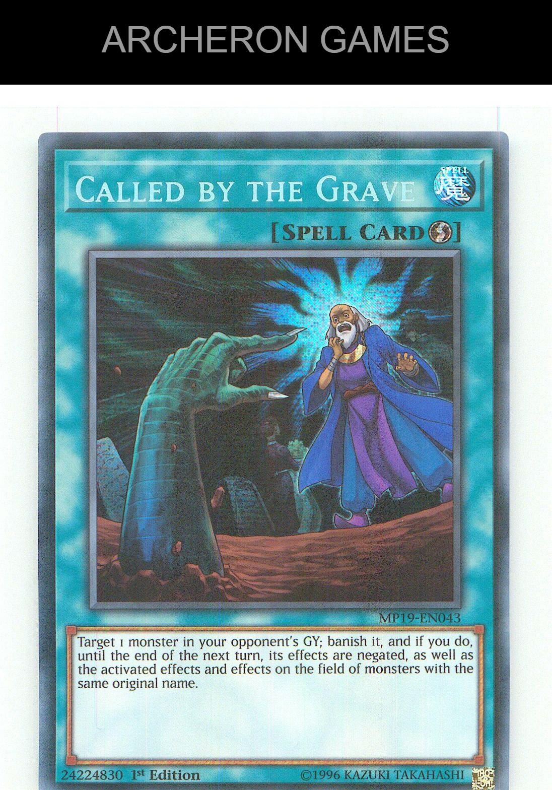 Called by the Grave Prismatic Secret Rare YUGIOH Card 1st Edition