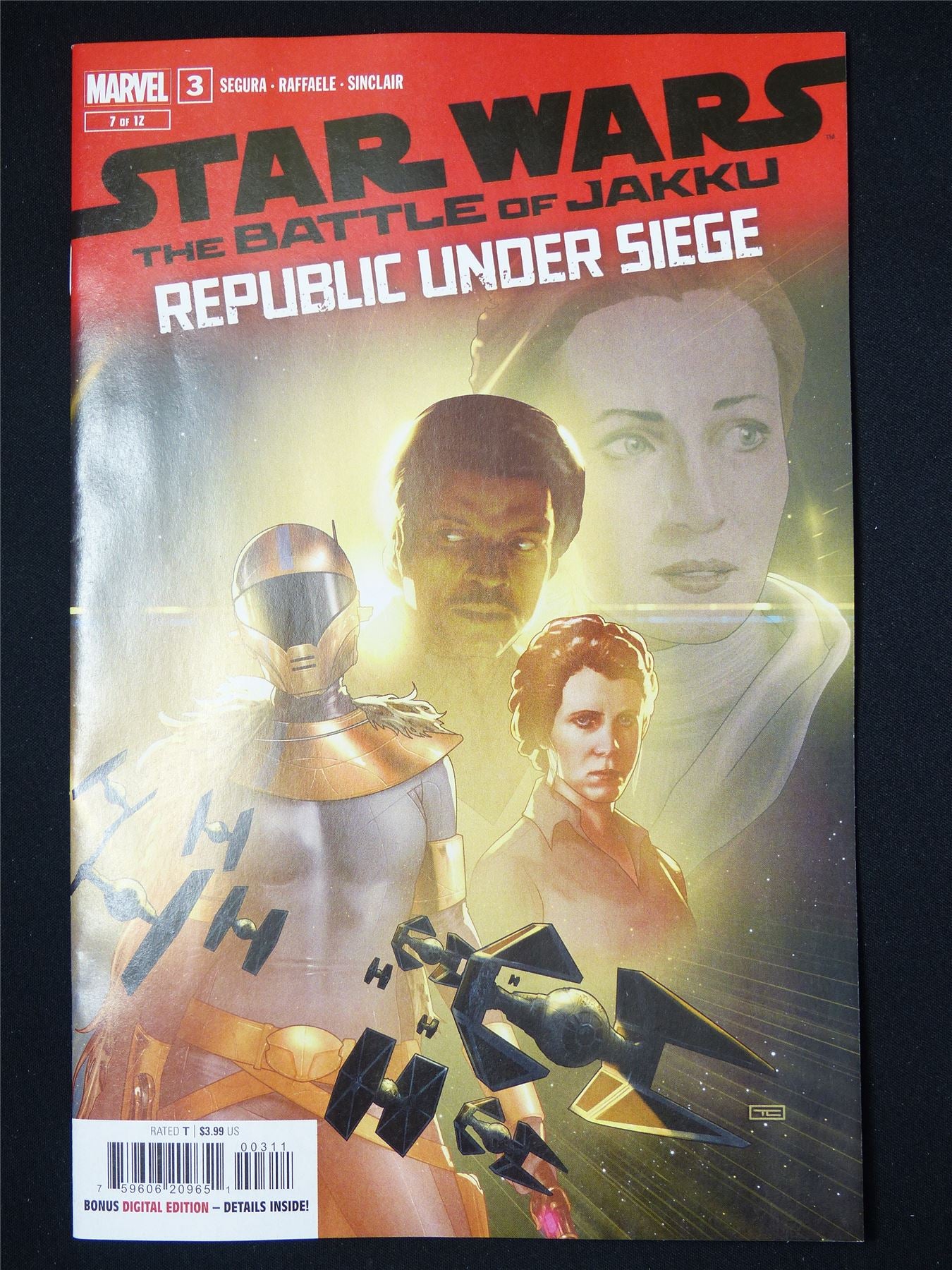 STAR Wars: The Battle of Jakku: Republic Under Siege #3 - Feb 2025 Marvel Comic #4XL