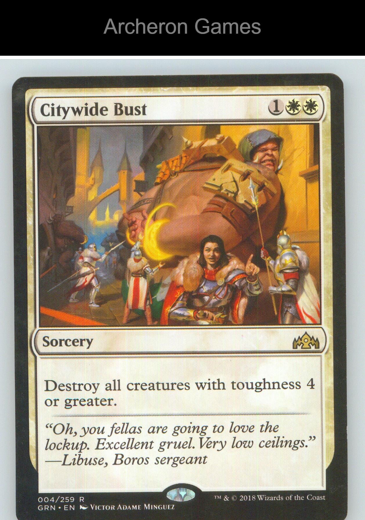Citywide Bust GRN 4 R MTG Card NM/EX+