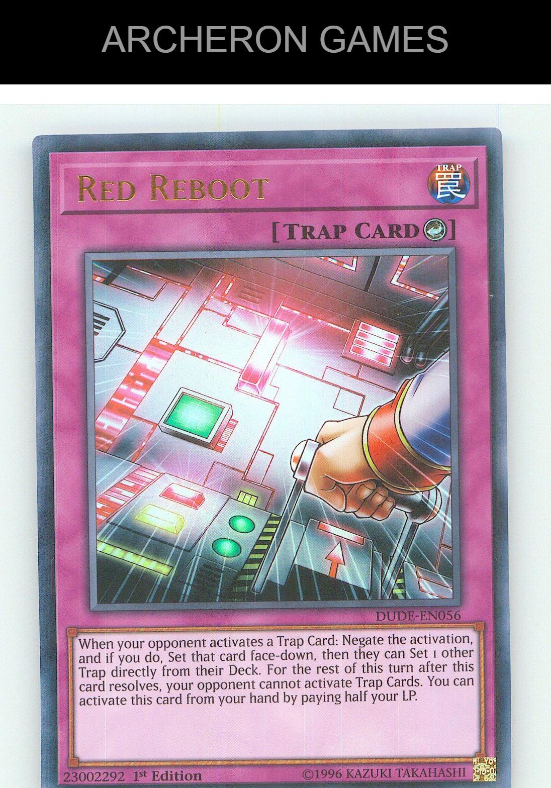 Red Reboot Ultra Rare YUGIOH Card 1st Edition