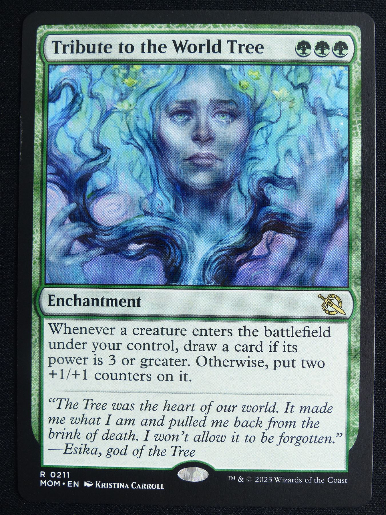 Tribute to the World Tree - MOM - Mtg Card #4KT