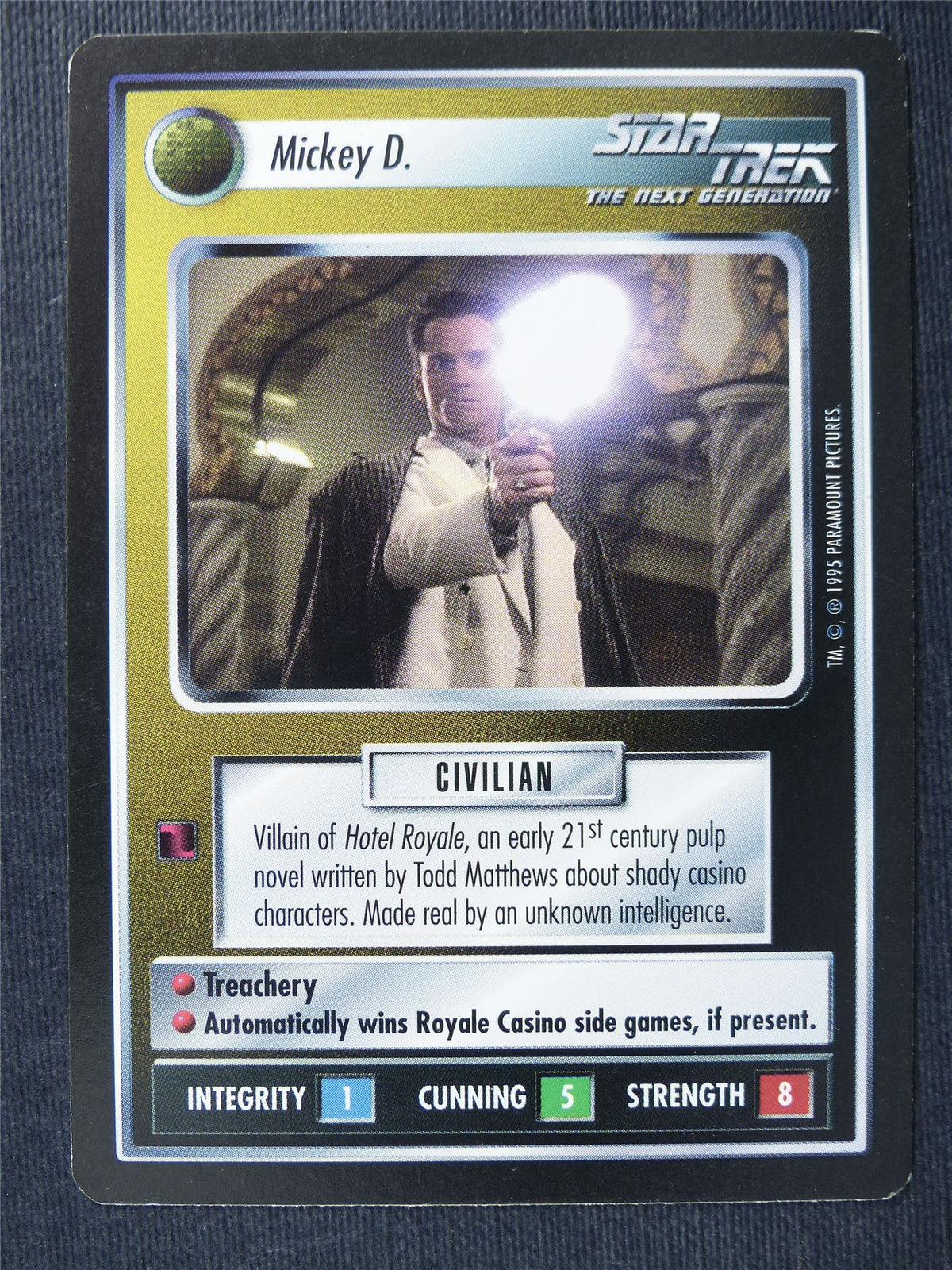 Mickey D. - NG - Star Trek Cards #TA