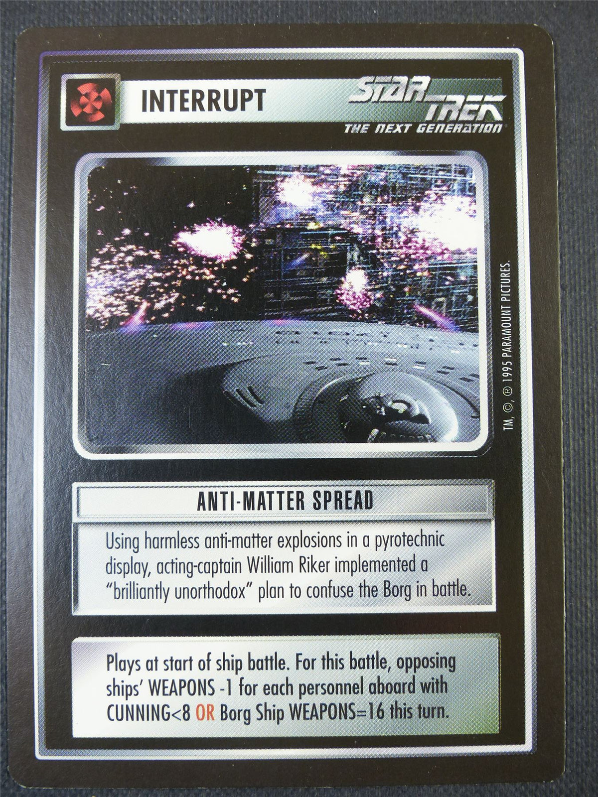 Anti-Matter Spread - NG - Star Trek Card #67G