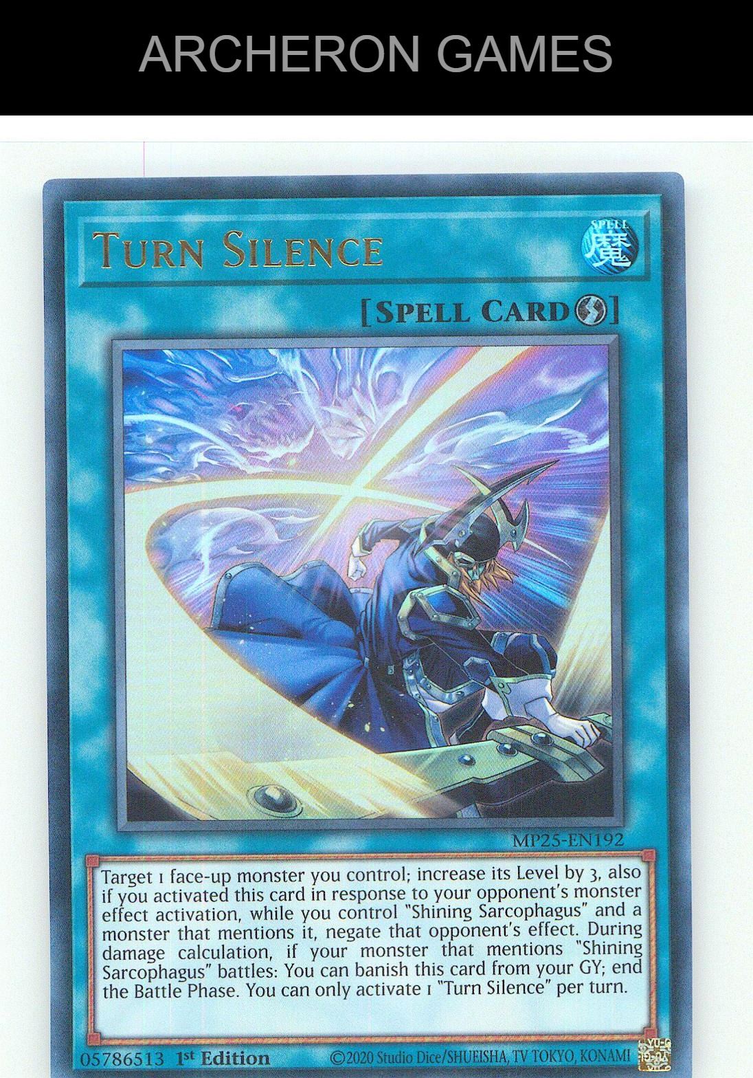 Turn Silence Ultra Rare YUGIOH Card 1st Edition