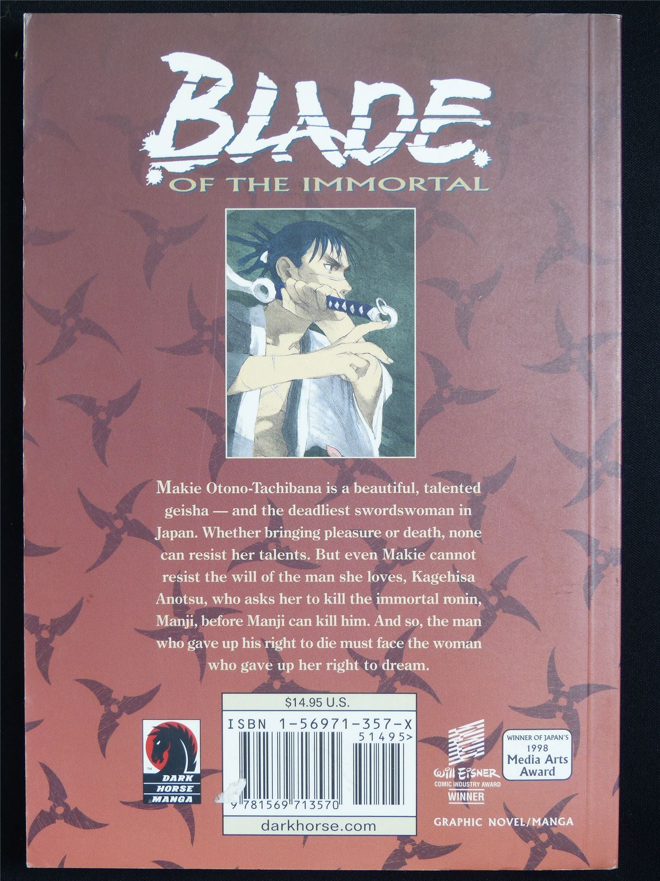 Blade of the Immortal vol 3: Dreamsong - Dark Horse Manga #54R