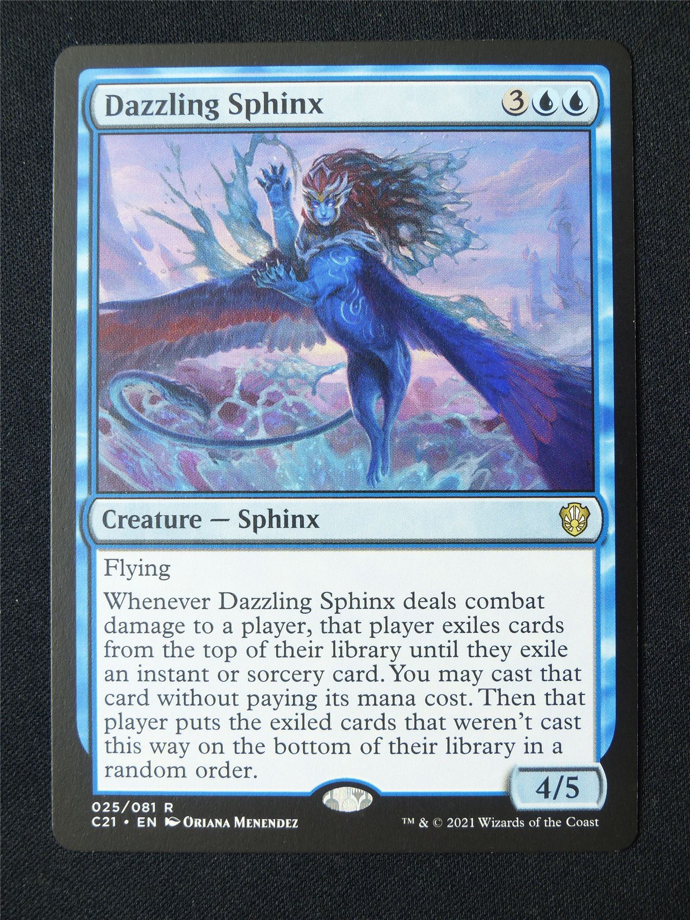 Dazzling Sphinx - C21 - Mtg Card #MJ