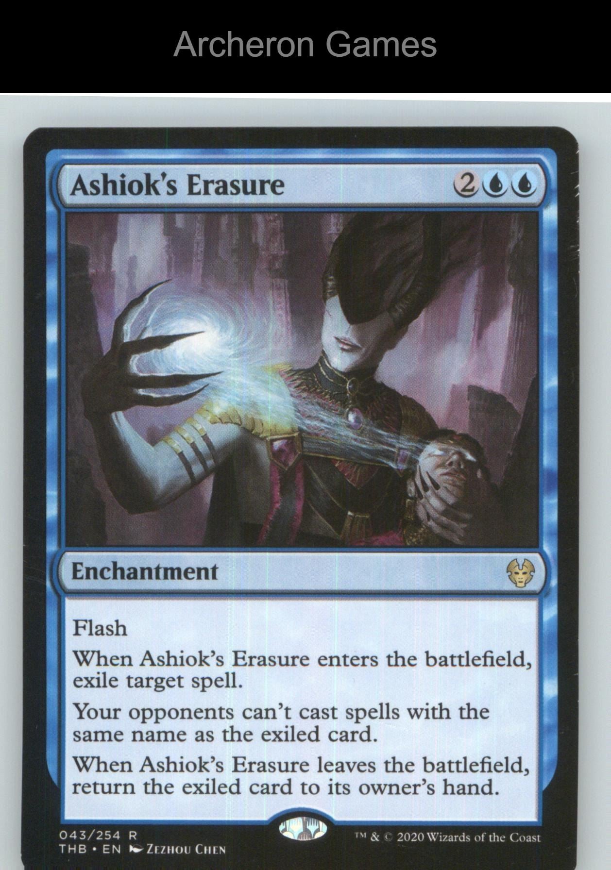 Ashiok's Erasure THB 43 R MTG Card NM/EX+