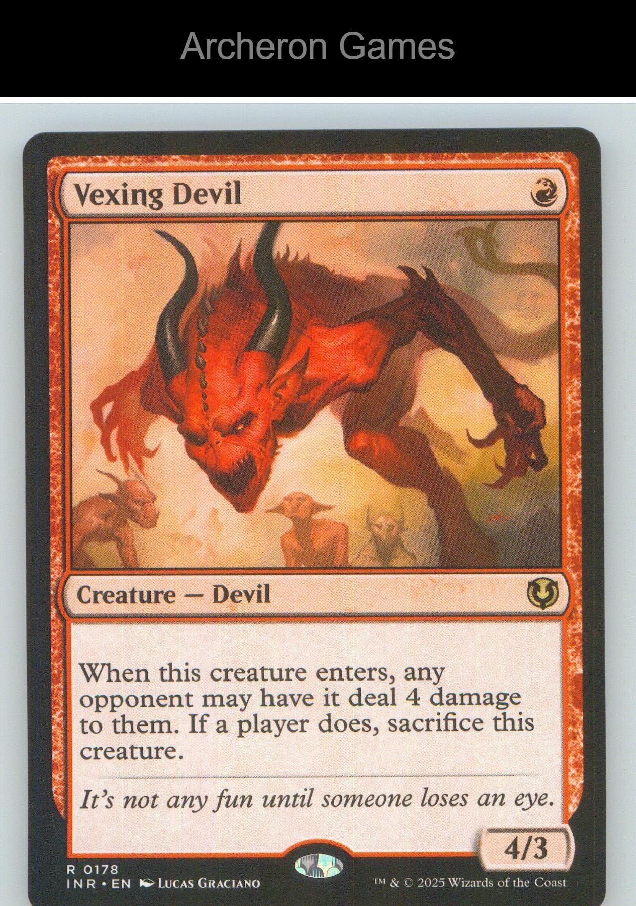 Vexing Devil INR 178 R MTG Card NM/EX+