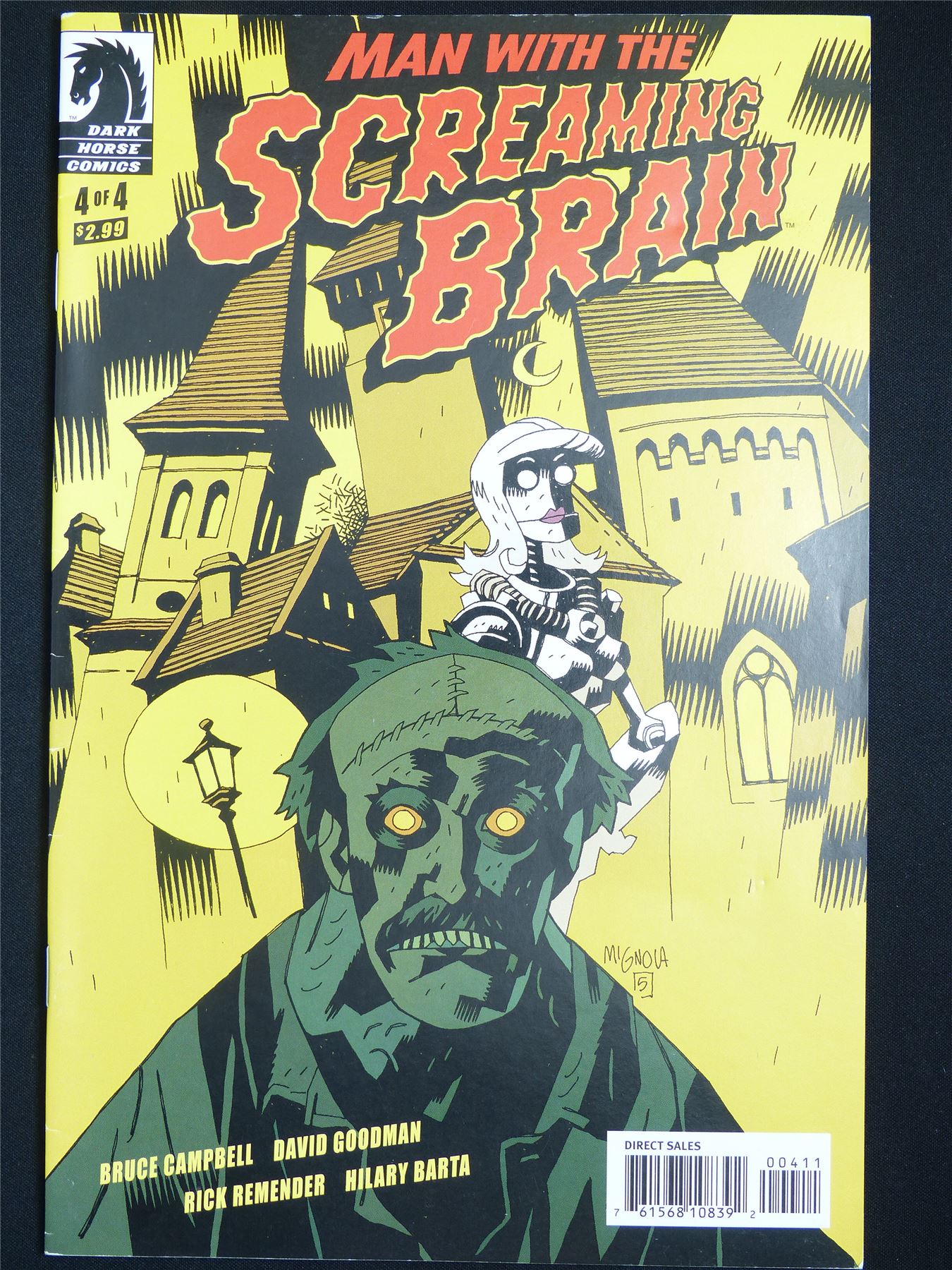 MAN With the Screaming Brain #4 - Dark Horse Comic #6AL