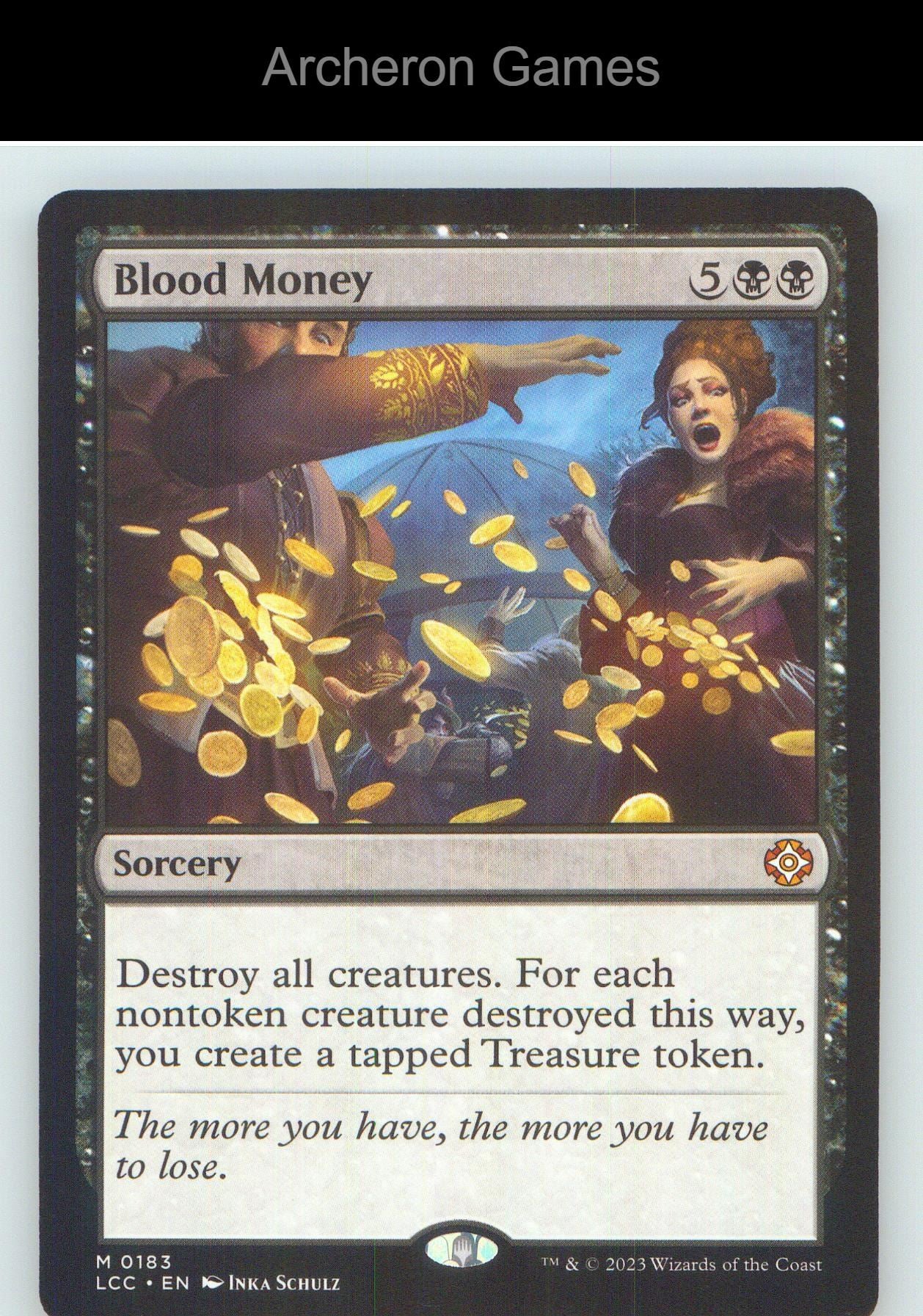 Blood Money LCC 183 Mythic MTG Card NM/EX+