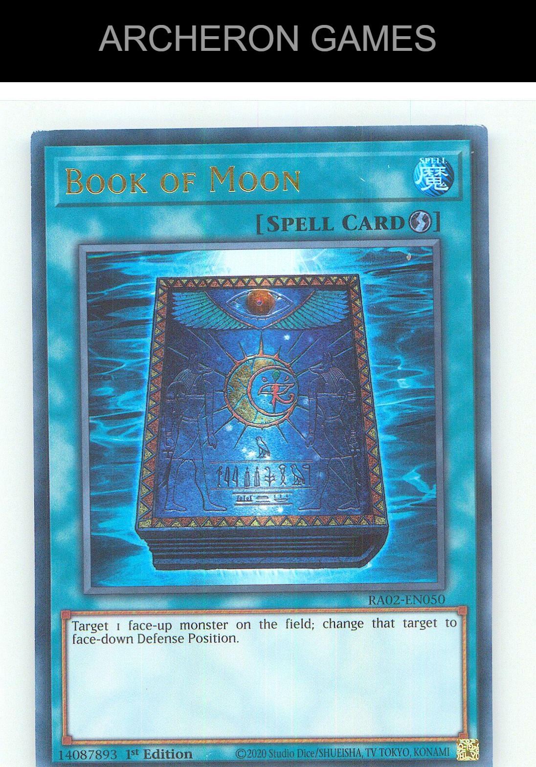 Book of Moon (UR) Ultra Rare YUGIOH Card 1st Edition