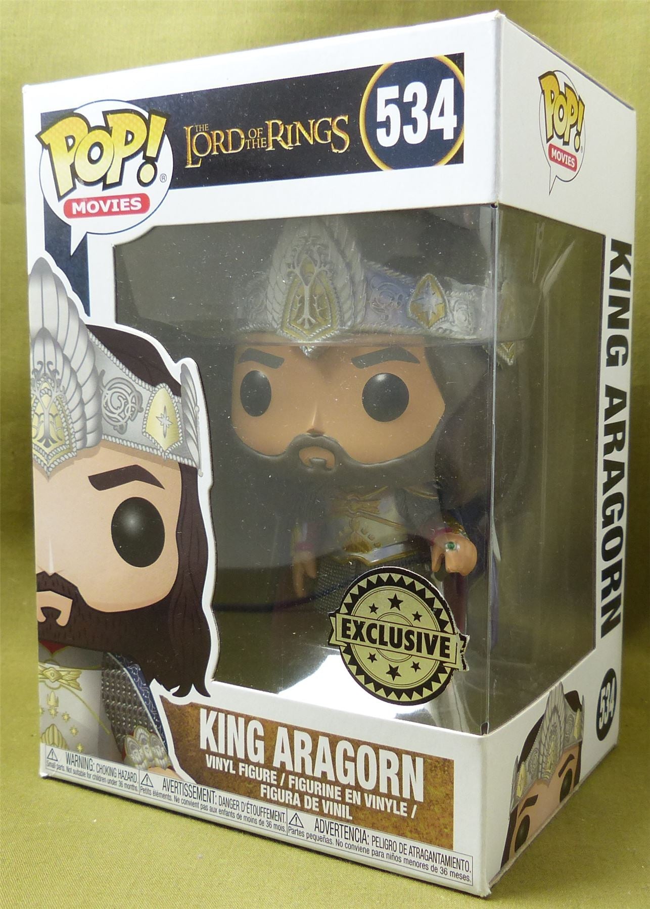 King Aragorn 534 - Lord of the Rings - Funko Pop! Figure #HF