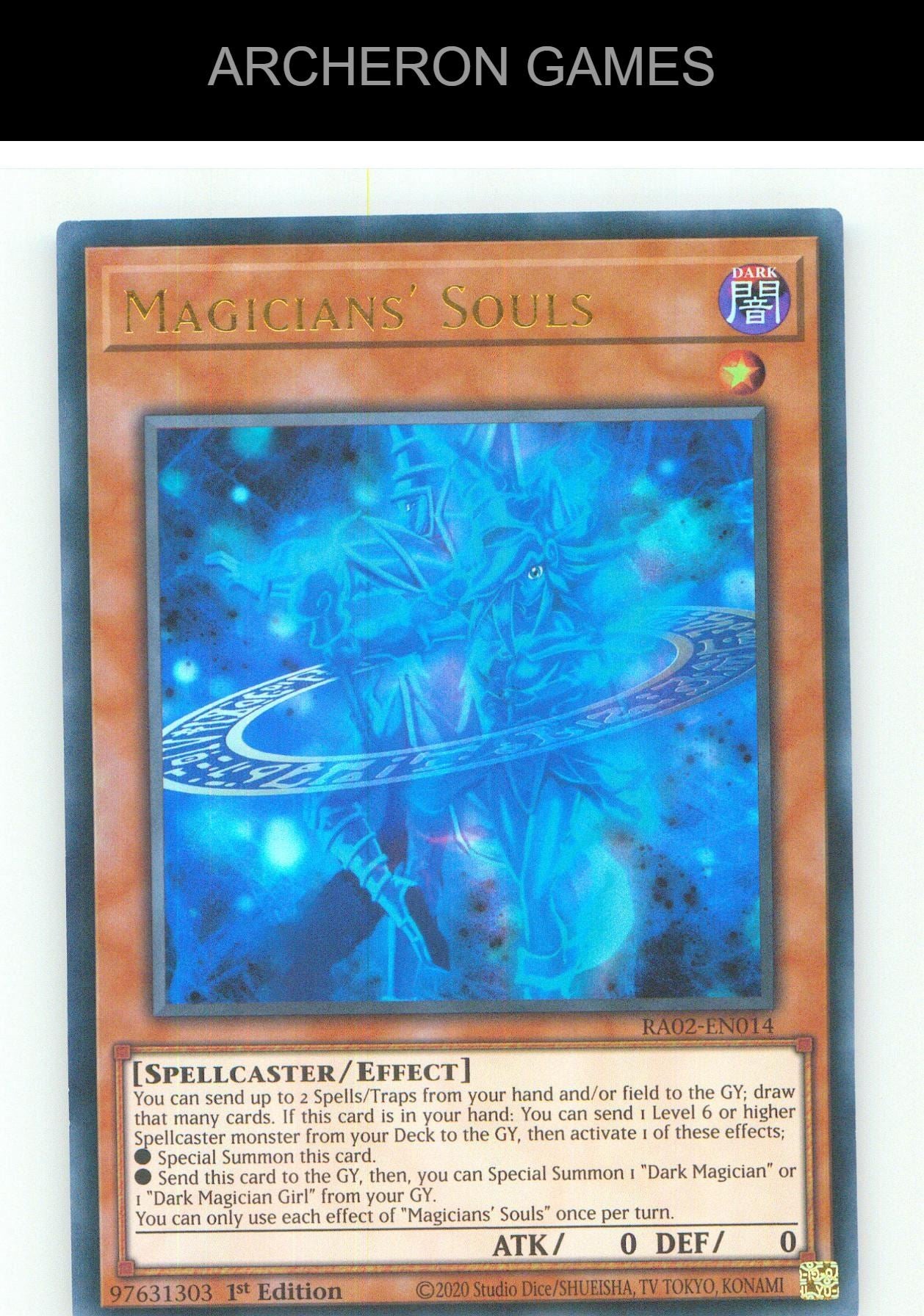 Magicians' Souls (UR) UR YUGIOH Card 1st Edition