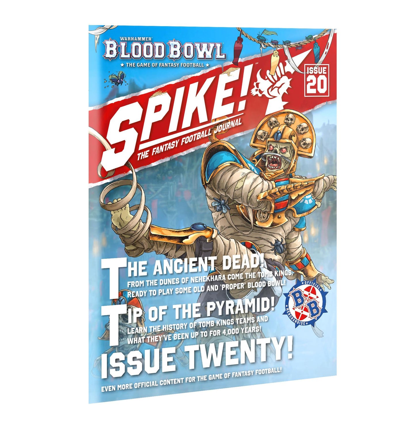 Spike! Issue 20 - Tomb KIngs - Warhammer: Blood Bowl - Available from 15/11/2025