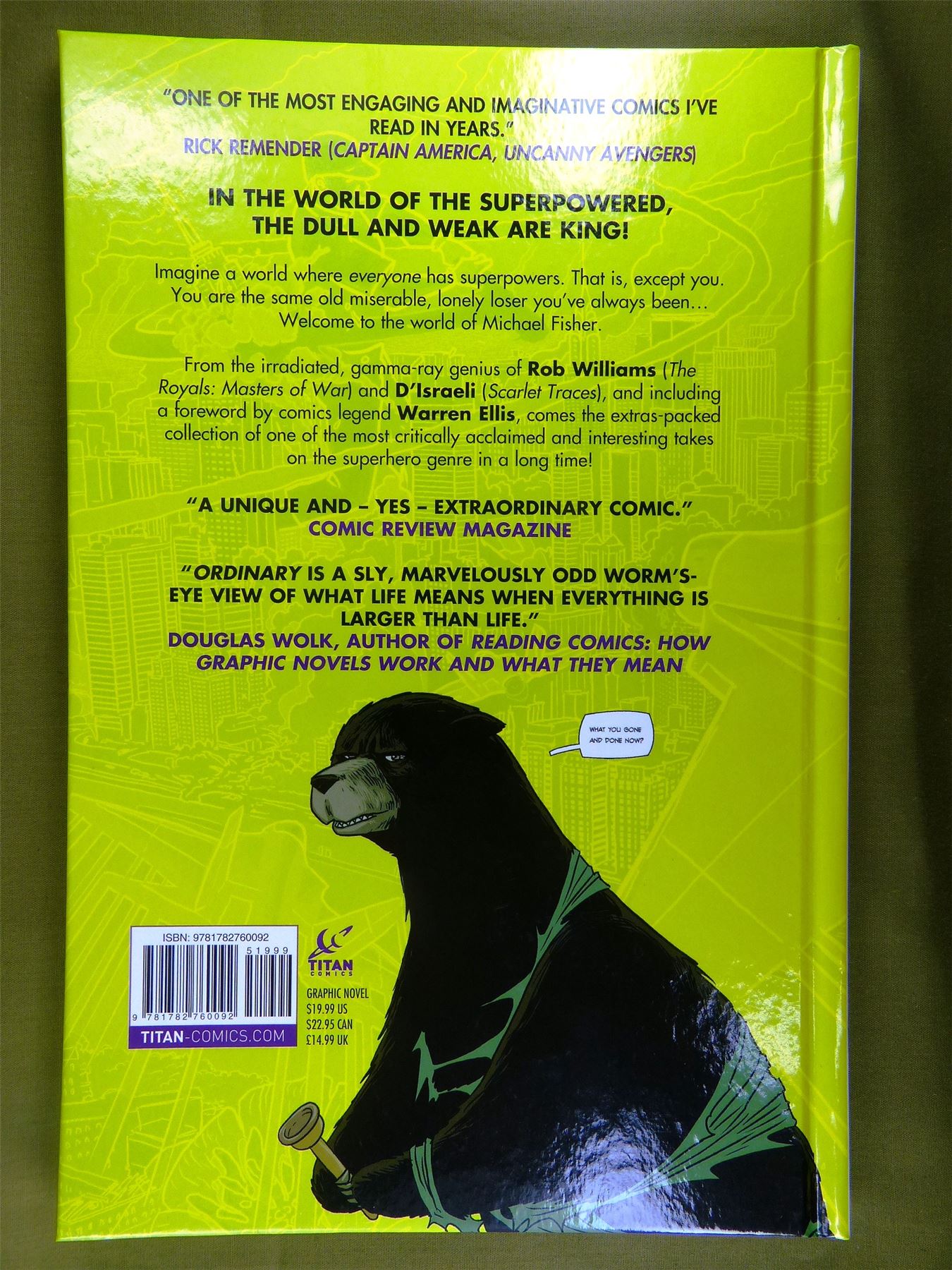 Ordinary By Rob Williams And Dlaraeli - Graphic Novel #1ZO