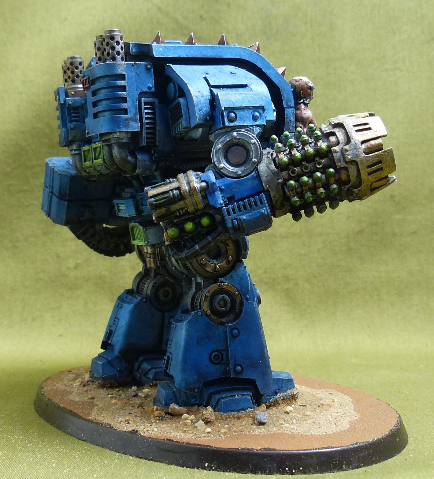 Leviathan Siege Dreadnought painted - Nightlords - Warhammer Horus Heresy #5BD