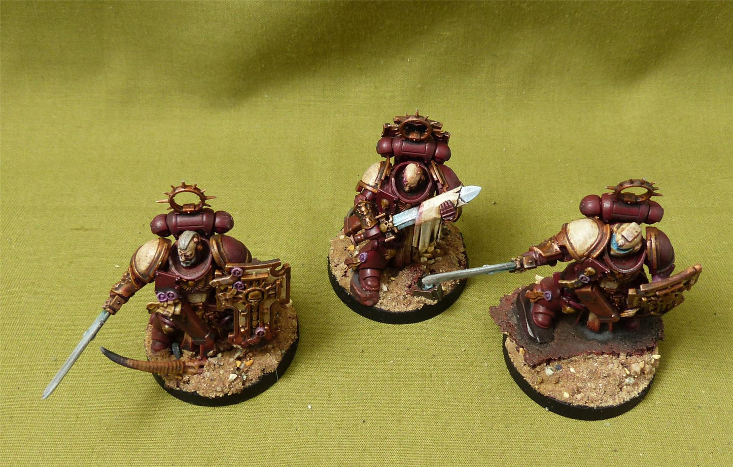 Bladeguard Veterans painted - Blood Angels - Warhammer 40K #9G