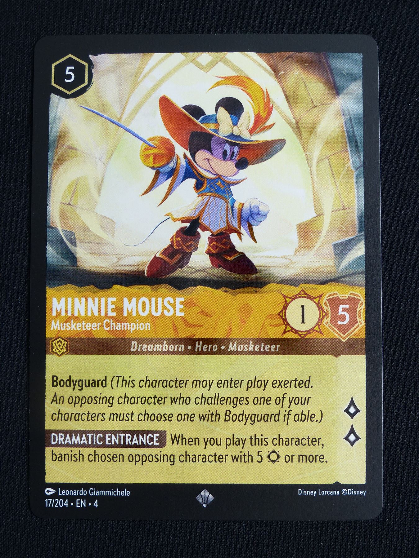 Minnie Mouse 17/204 - Lorcana Card #5FY