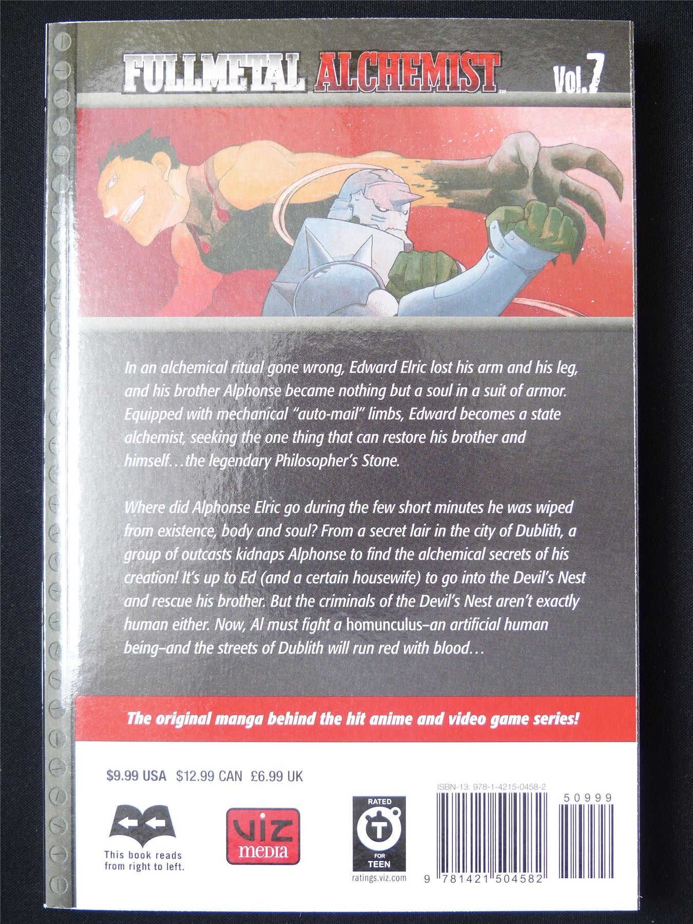 Full Metal Alchemist Volume 7 - Viz Media Manga #1A7