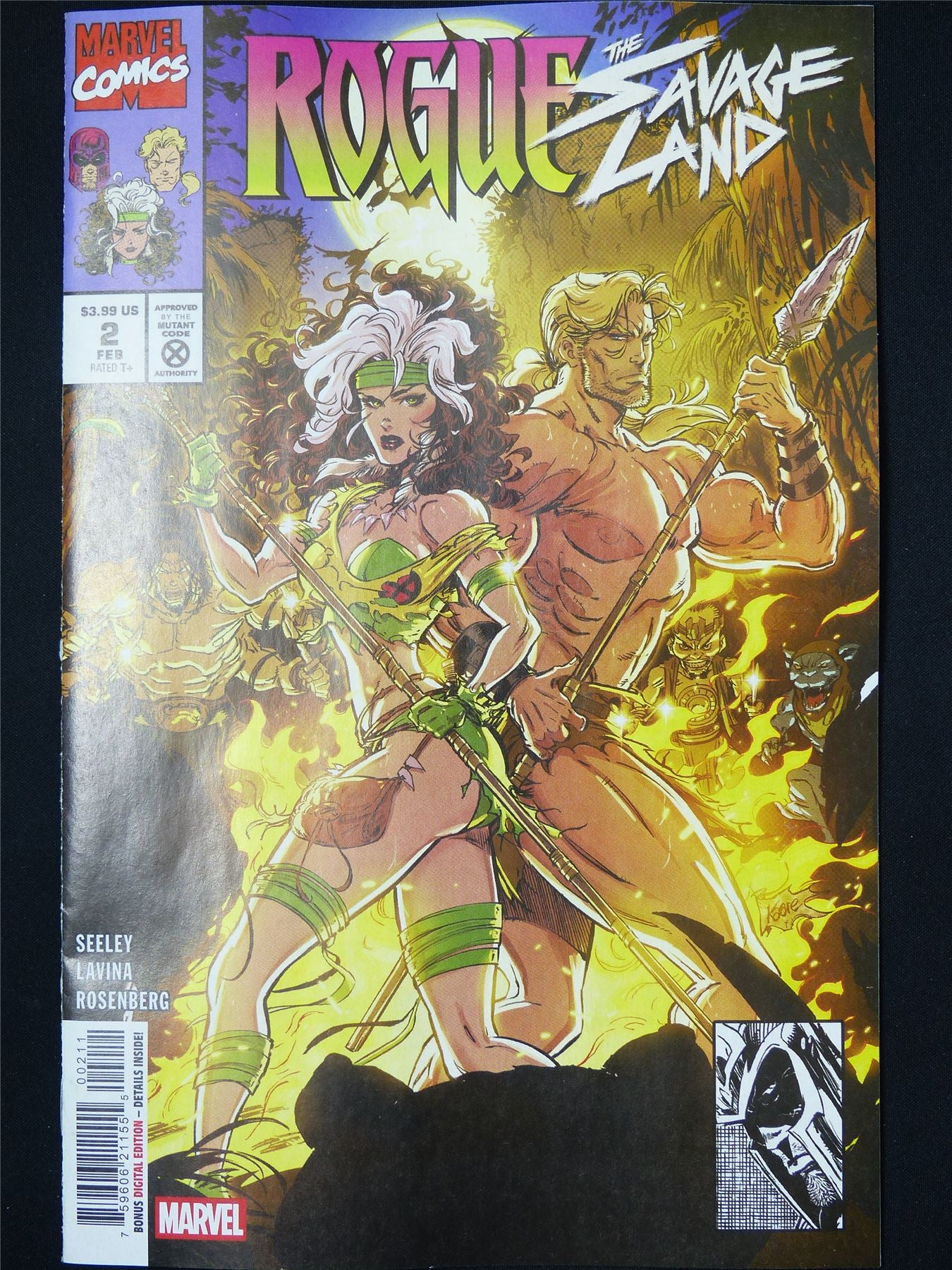 ROGUE: The Savage Land #2 - B&B Apr 2025 Marvel Comic #F1