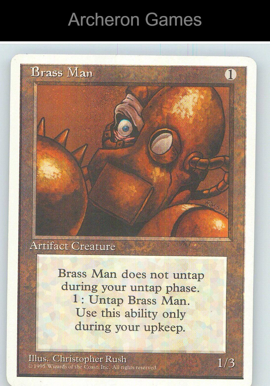 Brass Man 4ED UC MTG Card NM/EX+