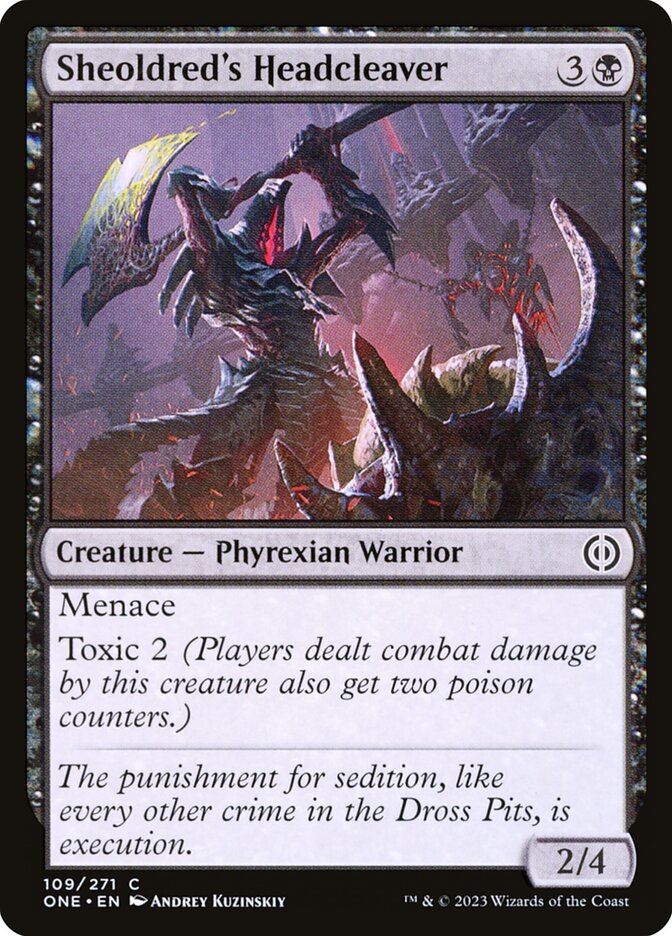 Sheoldred's Headcleaver - Phyrexia: All Will Be One one