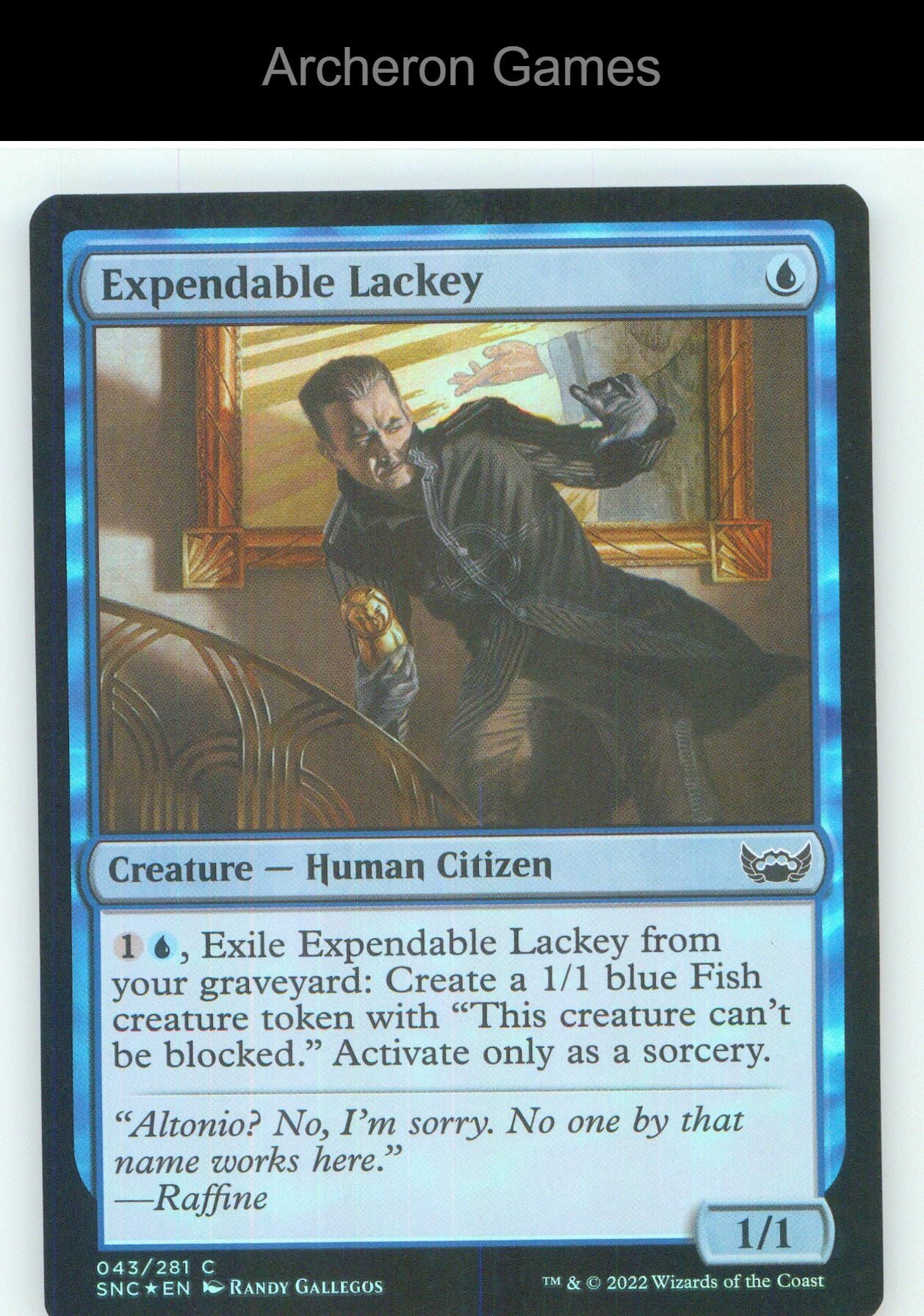 Expendable Lackey SNC 43 C MTG Card NM/EX+ Foil