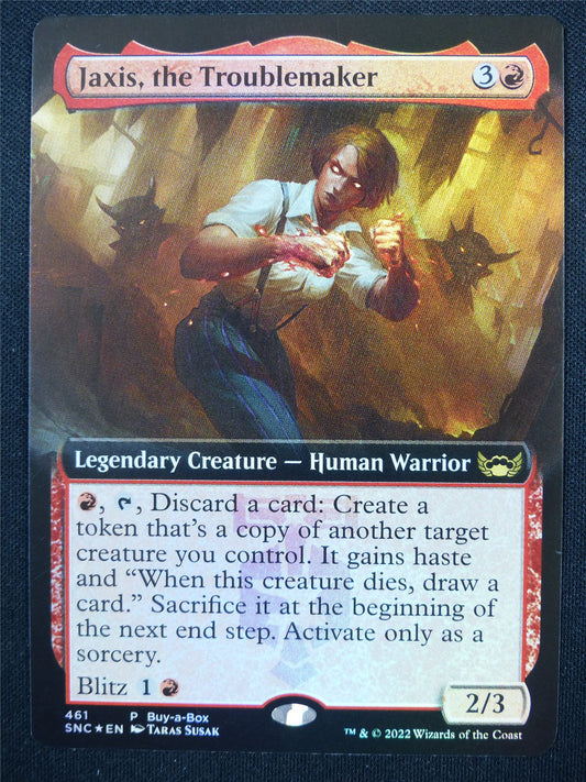 Jaxis the Troublemaker Extended Foil - SNC - Mtg Card #35E