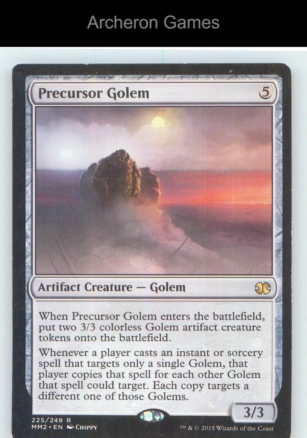 Precursor Golem MM2 225 R MTG Card NM/EX+