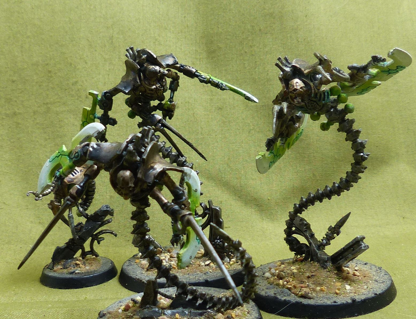 Ophydian Destroyers painted - Necrons - Warhammer 40K #1Q2