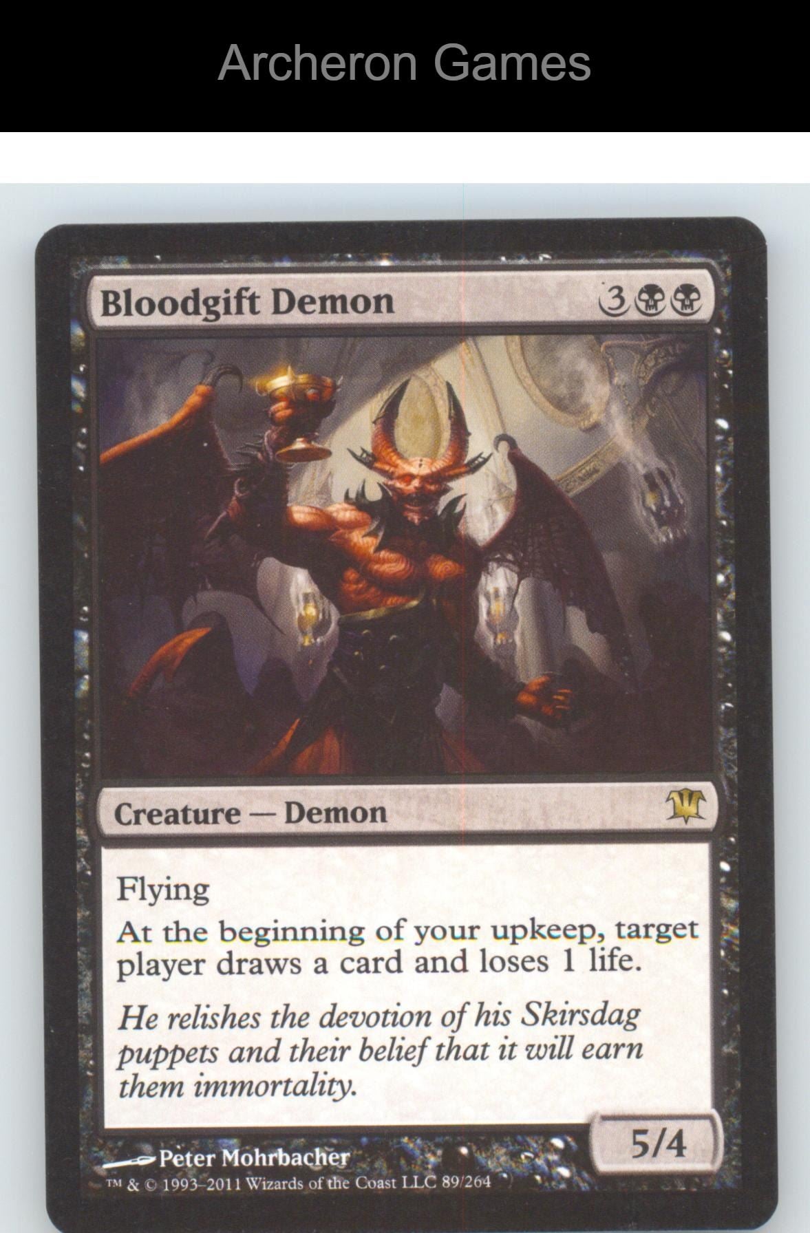 Bloodgift Demon ISD 89 R MTG Card Innistrad