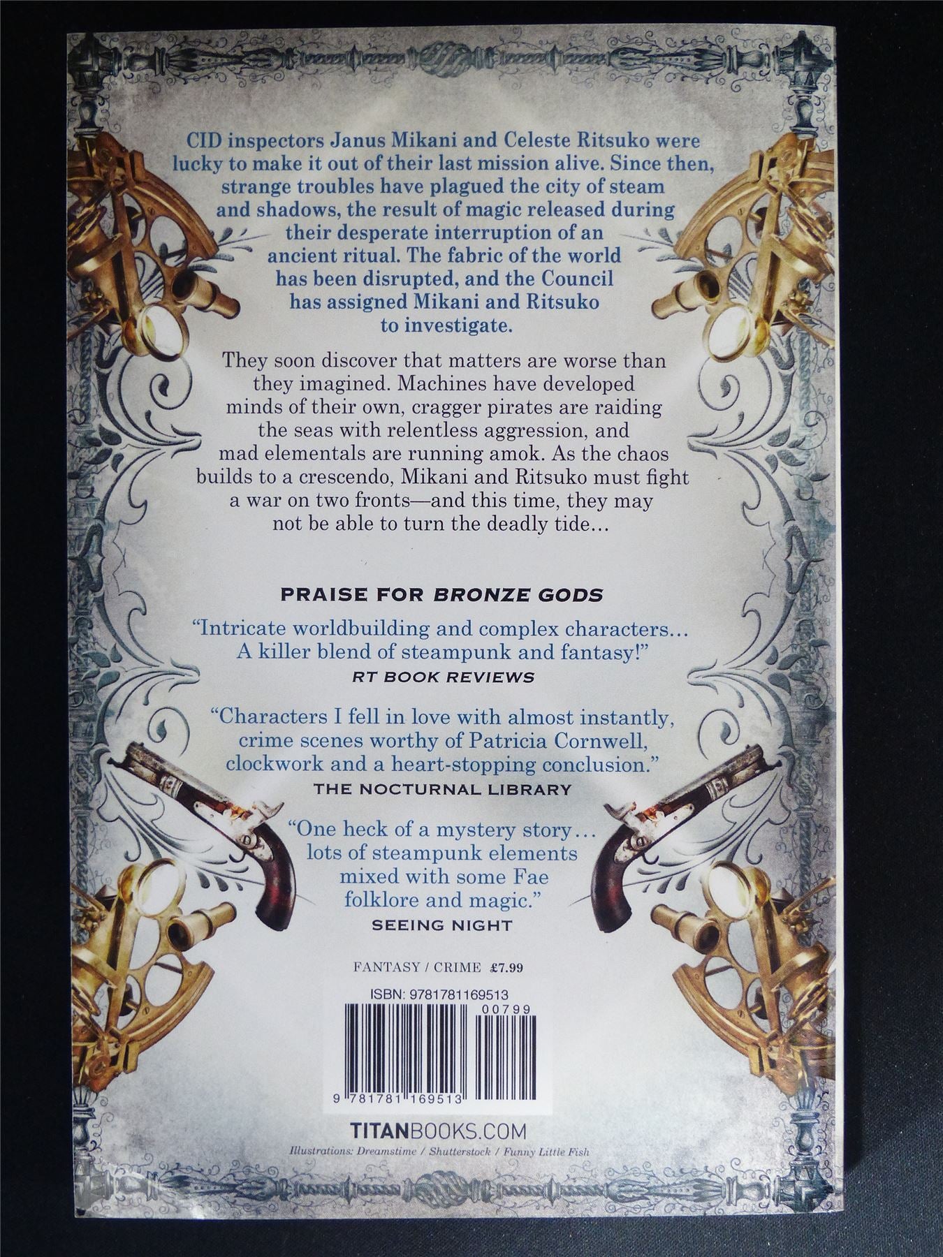 Silver Mirrors an Apparatus Infernium Novel - Titan Novel Book Softback #9N