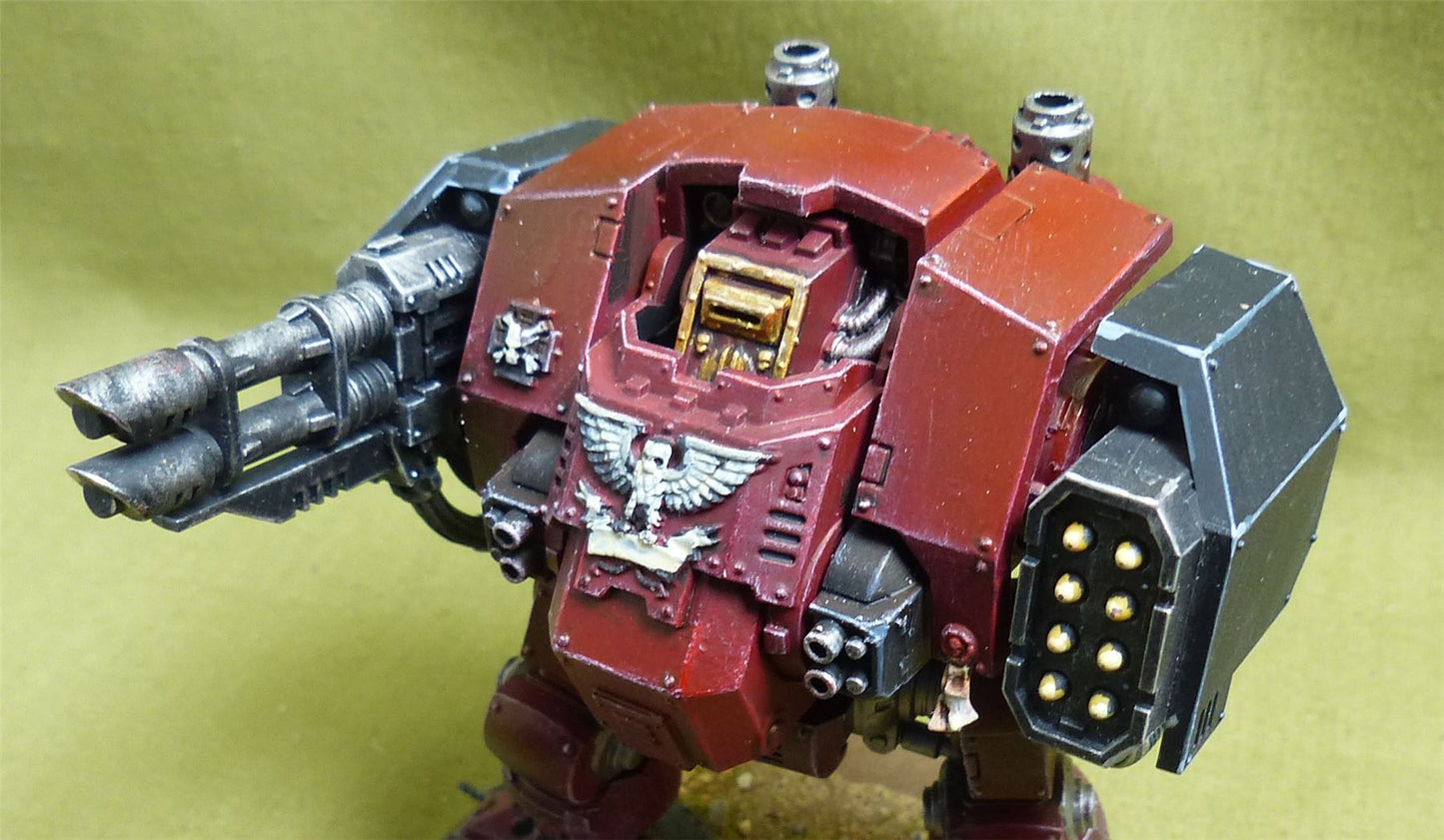 Primaris Redemptor Dreadnought painted - Blood Angels - Warhammer 40K #3YP