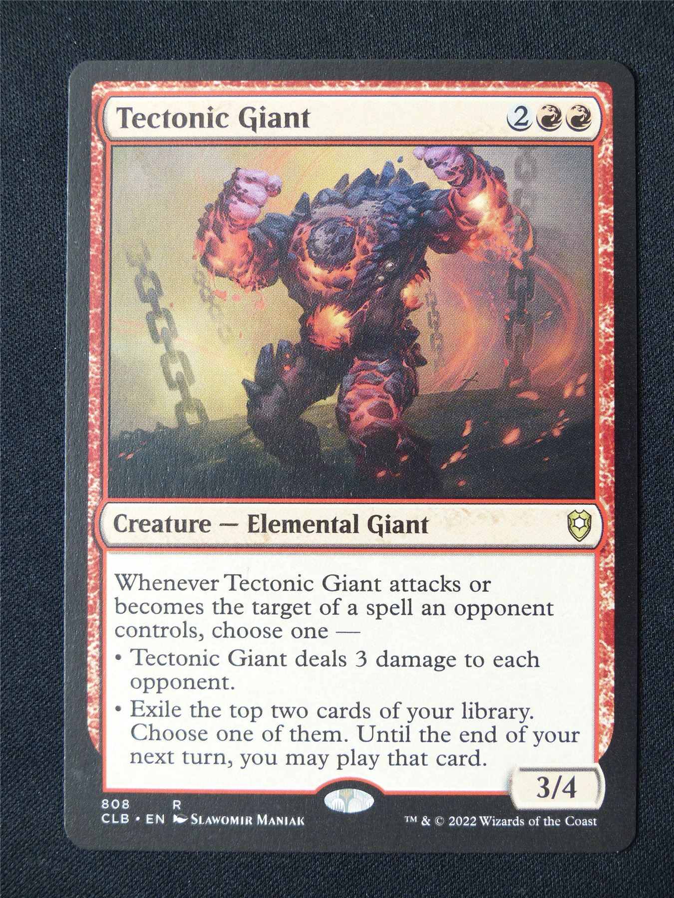 Tectonic Giant - CLB - Mtg Card #NI