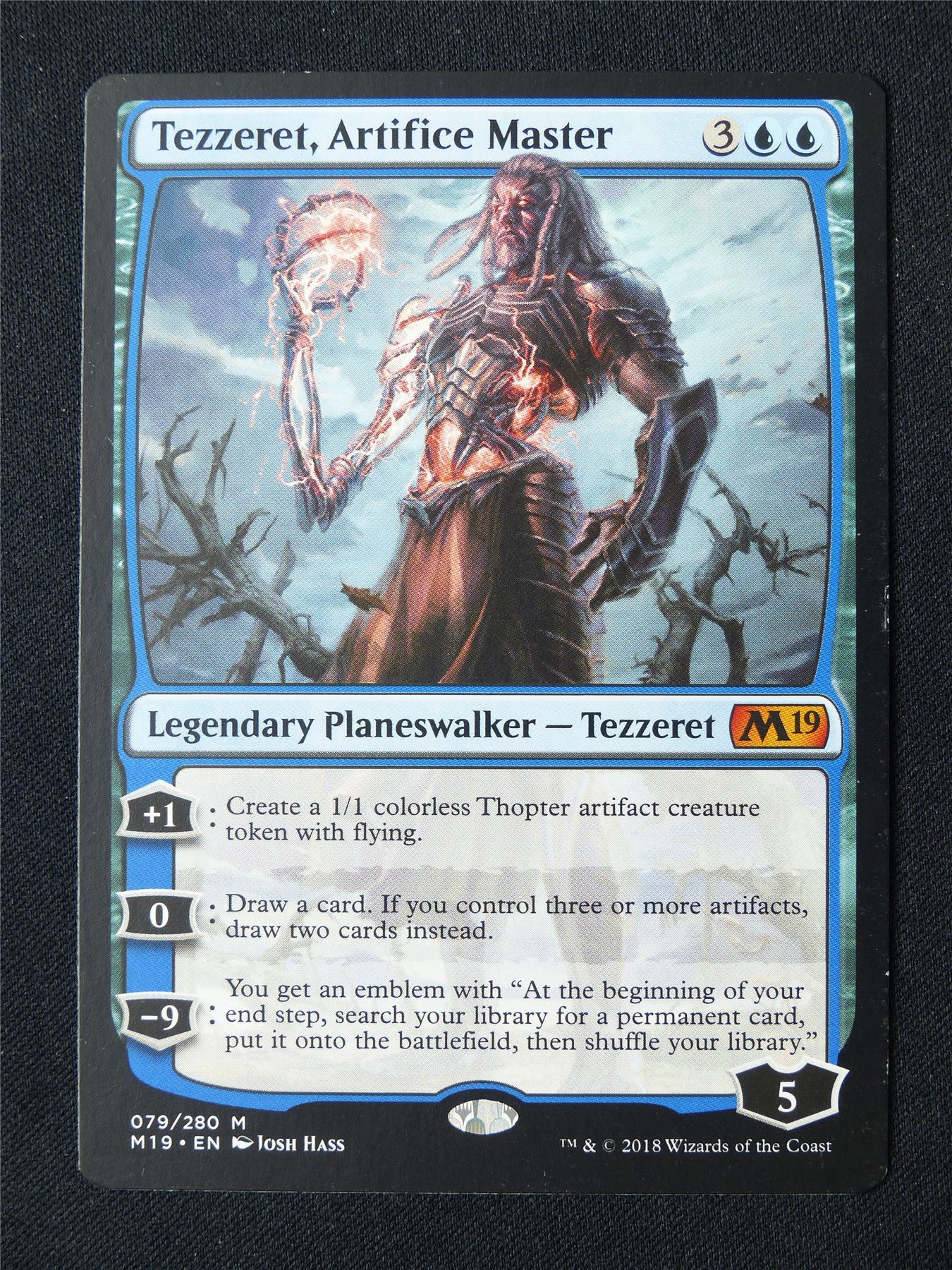 Tezzeret Artifice Master - M19 - Mtg Card #KI