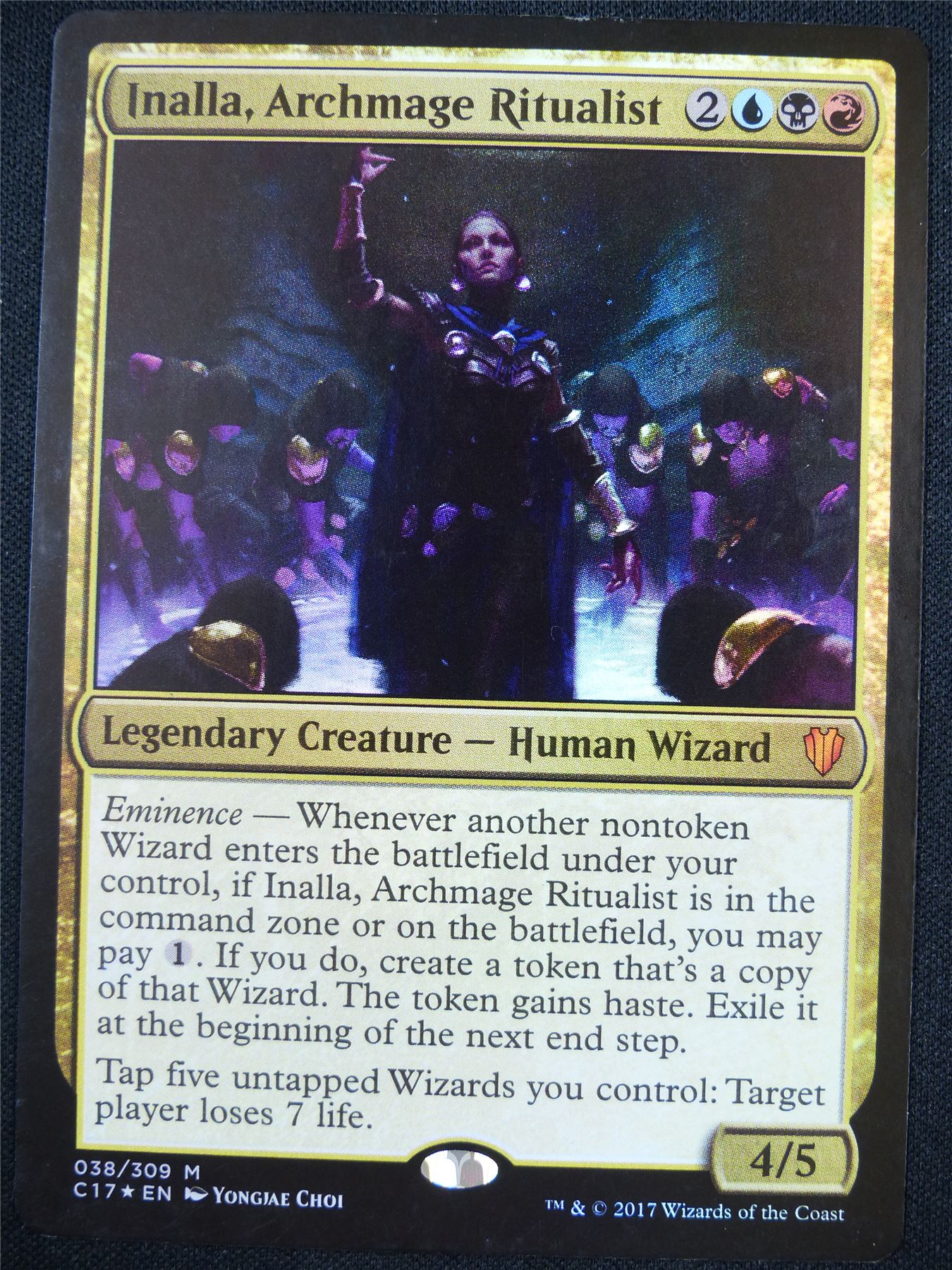 Inalla Archmage Ritualist Foil - C17 - Mtg Card #1D3
