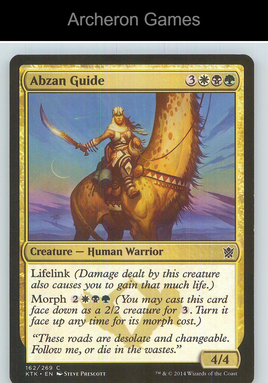 Abzan Guide KTK 162 C MTG Card NM/EX+