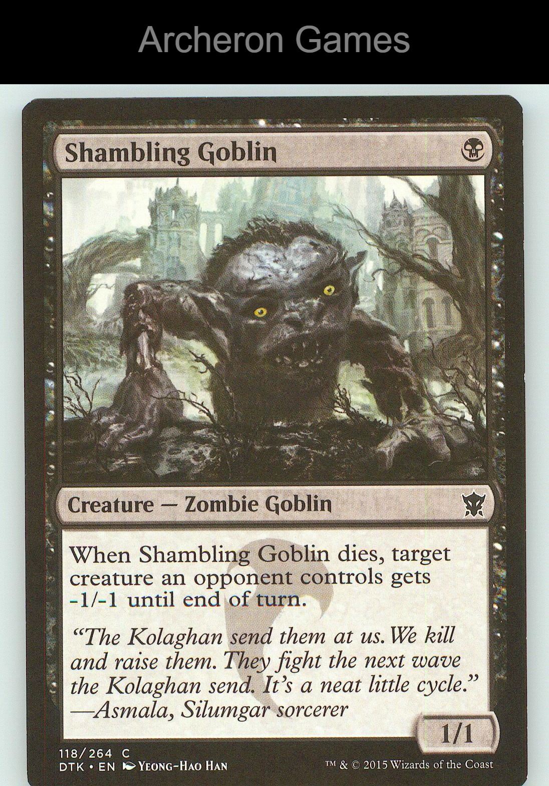 Shambling Goblin DTK 118 C MTG Card NM/EX+