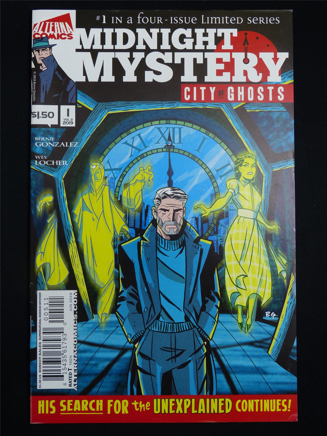MIDNIGHT Mystery: City og Ghosts #1 Cvr A - Alterna Comic #24W