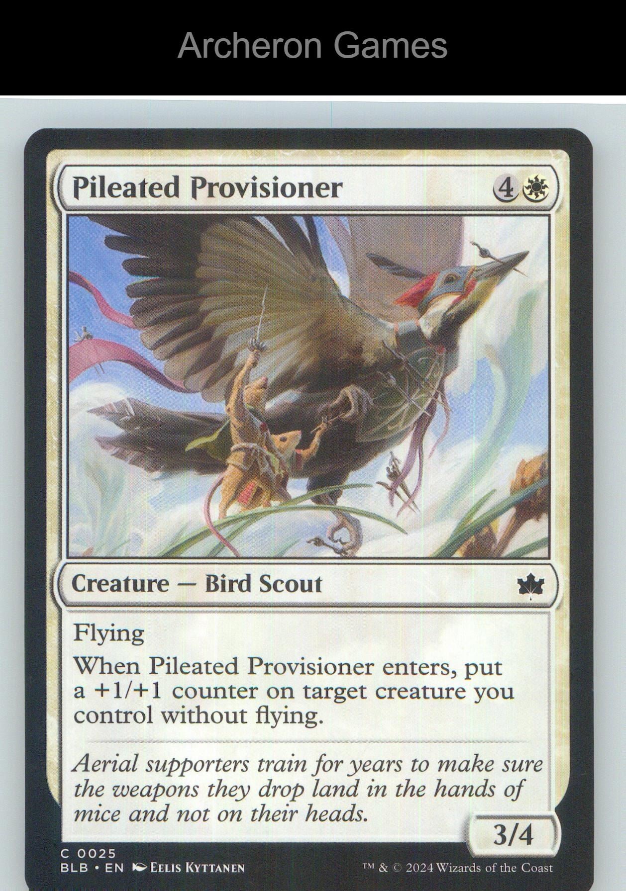 Pileated Provisioner BLB 25 C MTG Card NM/EX+