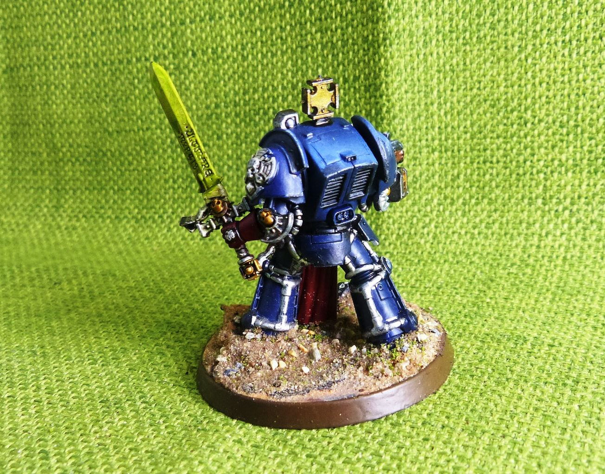 Space Marine Captain in Terminator Armour - Painted - Warhammer AoS 40k #HS